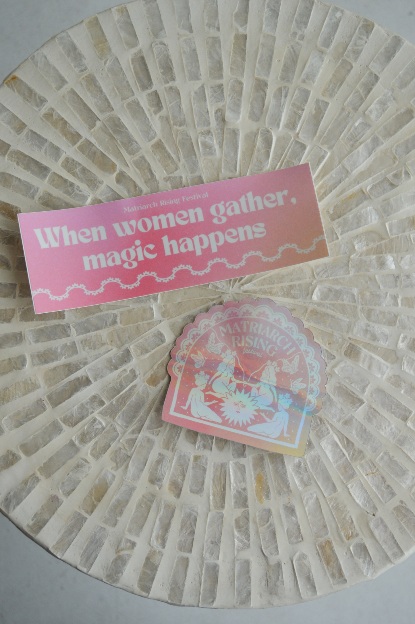 Matriarch Rising | Holographic Sticker