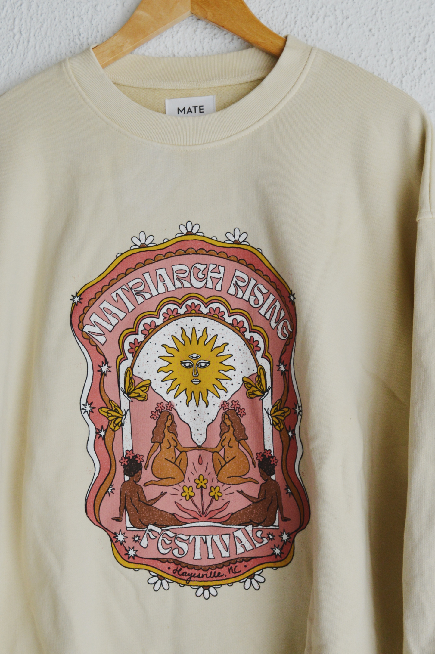 Matriarch Rising | Oversized Organic Cotton Crewneck