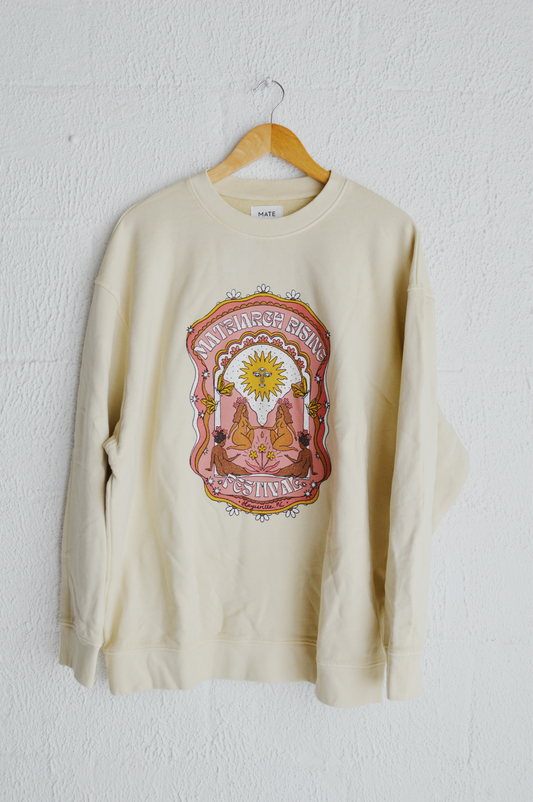 Matriarch Rising | Oversized Organic Cotton Crewneck